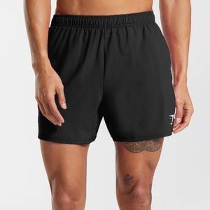 Gym Shark Arrival 5” inseam Black shorts (size Medium)
